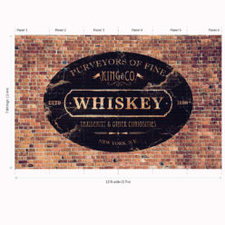 King & Co. Whiskey Mural